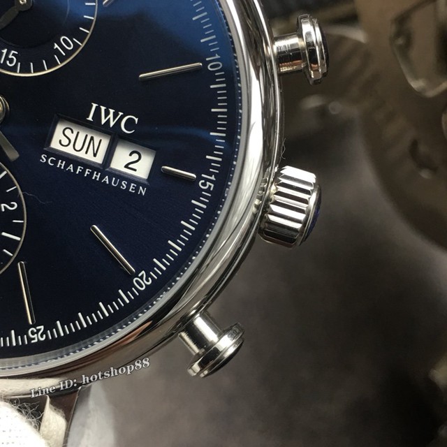 万国手表 IWC波涛菲诺系列多功能计时码表 IWC男士机械腕表 gjs1456